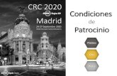 CRC 2020 Condiciones Madrid 24-27 Septiembre …...Hotel Eurostars Suites Mirasierra Calle Alfredo Marquerie 43 28034 Madrid CRC 2020 Más información contacta con: secretaria@spain-ashrae.org