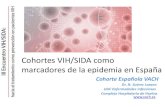 Cohortes VIH/SIDA como · Cohortes VIH/SIDA como marcadores de la epidemia en España Cohorte Española VACH Dr. N. Suárez Lozano UGC Enfermedades Infecciosas Complejo Hospitalario