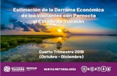 Presentación de PowerPoint - Yucatán€¦ · internacionales con pernocta que arribaron al Estado de Yucatán durante el cuarto trimestre de 2019 (periodo octubre - diciembre).