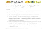 Reglamento III Campeonato de España de Haidong …haidong-gumdo.es › wp-content › uploads › 2016 › 09 › Reglamento...de Haidong Gumdo 2016 General Fecha del campeonato :