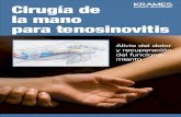 Cirugía de la mano para tenosinovitis (PDF) › Spanish › ...tipo de anestesia que le aplicarán durante la cirugía. La anestesia general le hace dormir. La anestesia regional