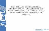 Presentación de PowerPoint - Madrid · • Se ha realizado un análisis documental de la bibliografía existente sobre la inmigración y un análisis de fuentes secundarias (datos
