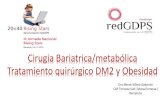 Cirugia Bariatrica/metabólica Tratamiento quirúrgico DM2 y ... · Epidemiologia de la obesidad • Worldwide obesity has nearly tripled since 1975. • In 2016, more than 1.9 billion