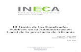 El Gasto de los Empleados Públicos en la Administración ...€¦ · los dos municipios más grandes (Alicante y Elche) representan el 29,1% de la población alicantina, y las 10