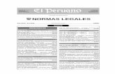 Cuadernillo de Normas Legales - Gaceta Jurídica · 2013-04-11 · Amplían plazo de vigencia del Decreto de Urgencia N° 065-2010 431000 D.U. N° 081-2010.- Autorizan transferencia