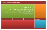 Tema 2 – Proporcionalidad y Porcentajes. - CEPA … › doc › mates › T02...2014 Tema 2 – Proporcionalidad y Porcentajes. Pruebas de Acceso a Ciclos Formativos de Grado Superior.