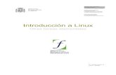 Introducción a Linux - Gobierno de Canarias · hacia un directorio, debería por tanto, abrir la carpeta, “copiar” los ficheros y “pegarlos” en un directorio ... Para crear