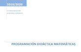 PROGRAMACIÓN DIDÁCTICA MATEMÁTICAS - IES Carmen Burgos de …ies-carmenburgosdesegui.centros.castillalamancha.es/... · 2020-03-04 · 4. asignatura de matemÁticas en la eso 8