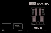MDJ-2 - eafg.es · MDJ-2 User Manual/Manual de uso Pag. 20 MDJ-2 User Manual/Manual de uso Pag. 1. Professional DJ Mixer Thank you for buying this product. Please read these instructions