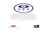 Vigilancia estatal de las comunicaciones y derechos ......derechos humanos en Internet en pos de una Cultura libre en Paraguay. “Vigilancia Estatal de las Comunicaciones y Protección