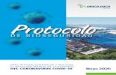 Protocolo Bioseguridad Incauca · Bioseguridad es una herramienta valiosa que tiene Incauca, basado en el marco de referencia de la normatividad generada para contener la propagación