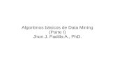 Algoritmos básicos de Data Mining (Parte I) Jhon J ...jpadilla.docentes.upbbga.edu.co/BigData/4... · Valores perdidos y atributos numéricos Aunque rudimentario, 1R acomoda valores