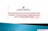 PFZ Sant Andreu. 3 d’abril 2014 - XTEC · 2014-04-08 · 1. Potenciar la formació en centre i per a centres. 2. Impulsar la formació del professorat en el treball per competències