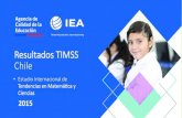 Resultados TIMSS Chilearchivos.agenciaeducacion.cl/...de_resultados_TIMSS... · Resumen de resultados TIMSS 2015| 3.1 Síntesis de resultados de Chile • Mejora signiﬁcava en Matemáca