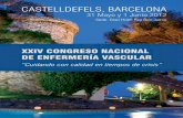 CASTELLDEFELS, BARCELONA - AEEV XXIV CNEV PFinal.pdfComo presidenta del Comité Organizador, os doy la bienvenida a la ciudad de Castelldefels que acoge este año la celebración del