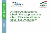 A Programa de Pasantías de la AIDEFaidef.org/wp-content/uploads/2017/10/BOLETIN... · VIERNES 29 • Visita a las sedes del MDP de Paraguarí y Caacupé. • Visita a la sede del