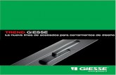 TREND GIESSE - dpaluminio.com.ar · ofrecer al mercado la mejor solución al problema de los nuevos acabados tipo acero en el aluminio, garantizando la calidad y la amplitud de gama