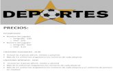 PRECIOS - Deportes Estrella - Deportes Estrelladeportesestrella.weebly.com/uploads/3/0/6/7/30677849/catlogo_de.pdfvaronil usa 24 varon1t varonil 33 iolv varonil varonil zero varonil