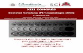 XIII CONGRÉS - academia.cat...Poster viewing – Coffee Break 4 electronic panels located in the Hall 19:00 20:00 Parallel Session I - Oral communications on Basic Immunology Chair: