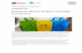 Bosses de ràfia per facilitar el reciclatge a la comarcaxarxaenxarxa.diba.cat/sites/xarxaenxarxa.diba.cat/files/... · 2018-11-21 · Taller Campanyes de comunicació Anàlisi de