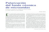 Polarización del fondo cósmico de microondasamscimag.sigmaxi.org/4lane/foreignpdf/2005-05hedmanspan.pdf · (que, debe recordarse, es una onda electromagnética) incide sobre un