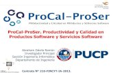 ProCal-ProSer. Productividad y Calidad en Productos Software y …repositorio.autonoma.edu.pe/bitstream/AUTONOMA/288/1/01... · 2016-08-16 · ProCal-ProSer. Productividad y Calidad
