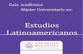 guia AGROBIOTECNOLOGI A · 2014-10-30 · Guía académica Máster Universitario en: Estudios Latinoamericanos . guías académicas 2014-2015