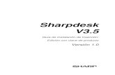 Sharpdesk V3.5 Guía de Instalación de Inserción:Edición ... · 4 Introducción de la clave de producto ・・・ Paso ④ Introduzca la clave de producto que ha obtenido en la