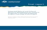 Integrated Natural and Cultural Resource Management for ... · e. learnings at the cross‐regional scale 12. introduction 37 13. key findings 37 14. possible future research 39 f.