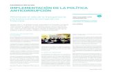 EXpEriEncia DESTacaDa implementACión de lA polítiCA ...€¦ · de colombIa En los últimos años, Colombia ha reforzado sus polí-ticas de transparencia y lucha contra la corrupción.