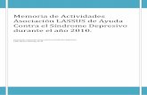 Convocatoria de Subvenciones para Programas de actividades ...asociacionlassus.es/documentos/documentos/22.pdf · Programa de Actividades Asociación LASSUS de Ayuda Contra el Síndrome