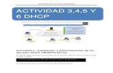 ACTIVIDAD 3,4,5 Y 6 DHCP - WordPress.com · Actividad 4: Configuración cliente DHCP en Linux DEBIAN 6, UBUNTU 10 Desktop y MOLINUX 12. DEBIAN En el entorno grafico nos vamos a las