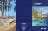 The Ultimate Beach Escape in Krabi õUsitThani KRABI BEACH ...enewsletter.dusit.com/dtkr/2018-DTKR-brochure.pdf · Andaman Grande Andaman I Andaman Il Krabi Room Krabi Room I Krabi