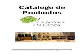 Catalogo de Productos - caracolesalaobra.comcaracolesalaobra.com/wordpress/wp-content/uploads/2017/08/Catal… · de jabón necesario, restregar hasta eliminar la suciedad ideal para
