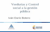Veedurías y Control social a la gestión públicasirecec2.esap.edu.co/admon/archivos/20170613040115.pdf · Mecanismos e Instrumentos Jurídicos Contabilidad Pública Elementos de