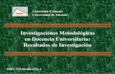 Innovaciones metodológicas · Innovaciones metodológicas en docencia universitaria: resultados de investigación (ISBN: 978-84-608-4181-4) 174 1. CINCO CURSOS, SEIS MATERIAS (INTRODUCCIÓN)