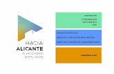 Líneas Estratégicas - Alicante€¦ · nuevas oportunidades laborales estables y de calidad. Objetivos Estratégicos 1. Alicante como ciudad capital y nodo logístico de la provincia.