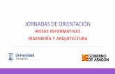 JORNADAS DE ORIENTACIÓNcarei.es/wp-content/uploads/INGENIERÍA-Y-ARQUITECTURA.pdf · Innovación, desarrollo y mejora, de técnicas y herramientas para satisfacer las necesidades