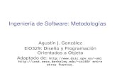 Ingeniería de Software - profesores.elo.utfsm.clprofesores.elo.utfsm.cl/~agv/elo329/1s13/lectures/SoftwareEngineer… · XP (Programación Extrema) ... Elo329: Diseño y Programación