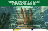TENDENCIAS EN LA SITUACIÓN DE LA E-IGUALDAD EN ESPAÑA … · dar seguimiento al Plan de Acción para la Igualdad de Oportunidades de Mujeres y Hombres en la Sociedad de la Información