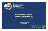 TURISMO DE SALUDproyectos.andi.com.co/cssa/Documents/Documentos de... · 2015-01-27 · MCIT otorgados para el sector turismo de salud (47,8% de los recursos). ... prestación de
