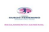 REGLAMENTO GENERAL - CONMEBOL€¦ · 6 Reglamento del Campeonato CONMEBOL SUB-20 FEMENINO. LISTA DE TÉRMINOS -CONMEBOL Confederación Sudamericana de Fútbol -FOP Field of Play