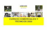 CURSOS COMERCIALES Y TÉCNICOS 2020archivos.karcher.es/InfoNet/Formacion/Formacion.pdf · 2020-01-21 · Dirigido a: Comerciales de distribución y venta directa con el fin de conocer