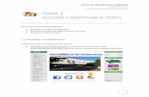 Curso de Introducción a Moodle - Junta de Andalucía · 2017-07-06 · Curso de Introducción a Moodle IES Mediterráneo Tema 1. Acceder y modificar el perfil 3 Tras pulsar en ^acceder