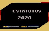 ESTATUTOS 2020 - icdt.co · estatutos y por las leyes colombianas aplicables a esta clase de asociaciones. ARTÍCULO 2°. – El domicilio del Instituto será el Distrito Capital
