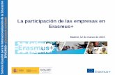 La participación de las empresas en Erasmus+ES_Universia.pdf · 1. Apoyar la adquisición de competencias y mejorar el desarrollo personal y las oportunidades de empleo. 2. Mejorar