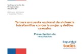 Tercera encuesta nacional de violencia intrafamiliar …...Encuesta Violencia Intrafamiliar contra la Mujer 2017 Tipo de Estudio Cuantitativo con aplicación de encuesta estructurada,