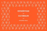 ESTADÍSTICAS CULTURALES - Observatorio Culturalobservatorio.cultura.gob.cl/wp-content/uploads/... · Nacional del Patrimonio Cultural, dependiente del Ministerio de las Culturas,