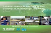 Reunión técnica de consulta virtual€¦ · Pregunta/comentario: Representante de Guatemala . En el programa de enfermedades transmitidas por agua y alimentos del Ministerio de