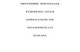 INFORME MENSUAL FEBRERO 2014 DIRECCION DE DESARROLLO …archivos.guaymas.gob.mx/.../INFORME-FEBRERO-20141.pdf · INFORME MENSUAL FEBRERO 2014 ASEJ. ROSA ICELA PULE JIMENEZ CONTRALOR